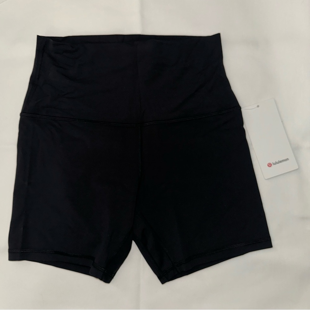 lululemon athletica Midnight Black High Waist Shorts